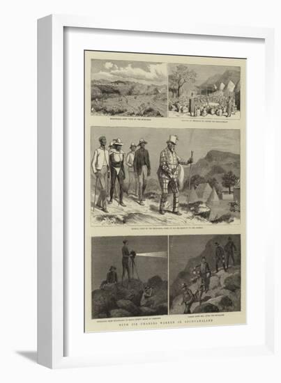 With Sir Charles Warren in Bechuanaland-null-Framed Giclee Print