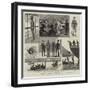 With Sir Charles Warren on Board the Grantully Castle-null-Framed Giclee Print