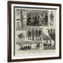 With Sir Charles Warren on Board the Grantully Castle-null-Framed Giclee Print