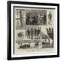 With Sir Charles Warren on Board the Grantully Castle-null-Framed Giclee Print