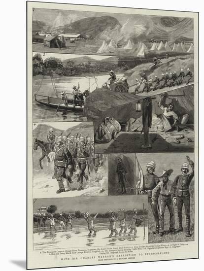 With Sir Charles Warren's Expedition to Bechuanaland-null-Mounted Giclee Print