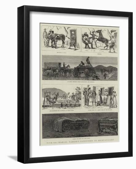 With Sir Charles Warren's Expedition to Bechuanaland-null-Framed Giclee Print