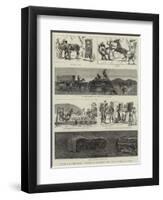 With Sir Charles Warren's Expedition to Bechuanaland-null-Framed Premium Giclee Print