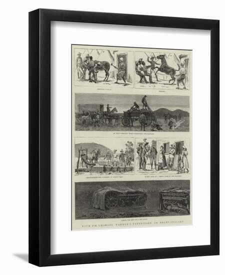 With Sir Charles Warren's Expedition to Bechuanaland-null-Framed Premium Giclee Print