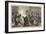 With Sir Samuel Browne, Christmastide in the Camp of the Tenth Hussars at Jellalabad-null-Framed Giclee Print