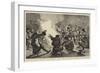 With Sir Samuel Browne, Christmastide in the Camp of the Tenth Hussars at Jellalabad-null-Framed Giclee Print