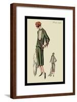 With Stole-null-Framed Art Print