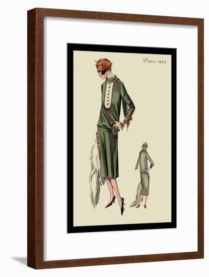 With Stole-null-Framed Art Print