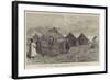 With the Afghan Boundary Commission, Turkomans Erecting a Kibitka in the Camp at Bala Murghab-William 'Crimea' Simpson-Framed Giclee Print