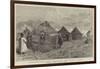 With the Afghan Boundary Commission, Turkomans Erecting a Kibitka in the Camp at Bala Murghab-William 'Crimea' Simpson-Framed Giclee Print