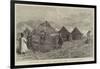 With the Afghan Boundary Commission, Turkomans Erecting a Kibitka in the Camp at Bala Murghab-William 'Crimea' Simpson-Framed Giclee Print