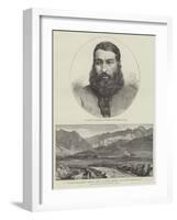 With the Afghan Boundary Commission-William Heysham Overend-Framed Giclee Print