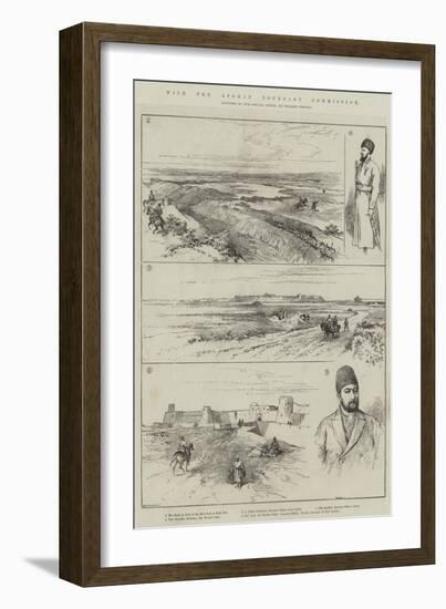 With the Afghan Boundary Commission-William 'Crimea' Simpson-Framed Giclee Print