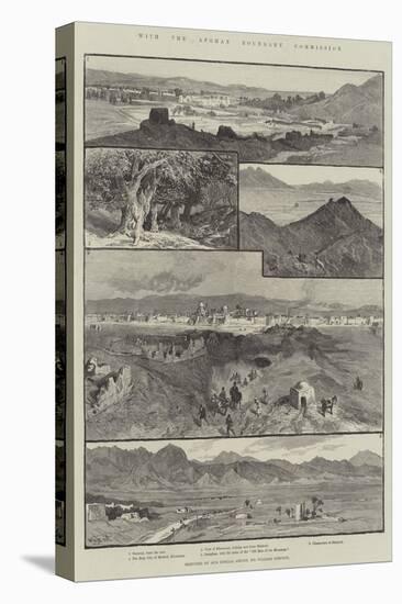 With the Afghan Boundary Commission-William Henry James Boot-Stretched Canvas