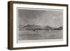 With the Allied Forces in China, the British Camp at Lu-Li-Ho-Charles Auguste Loye-Framed Giclee Print