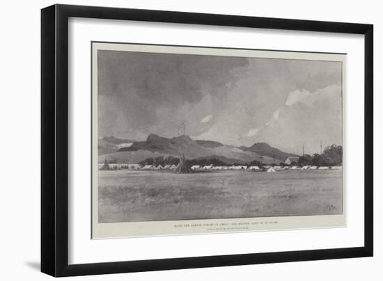 With the Allied Forces in China, the British Camp at Lu-Li-Ho-Charles Auguste Loye-Framed Giclee Print