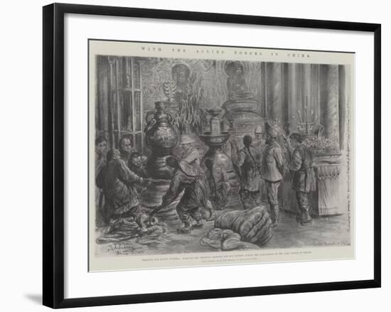 With the Allied Forces in China-Johann Nepomuk Schonberg-Framed Giclee Print