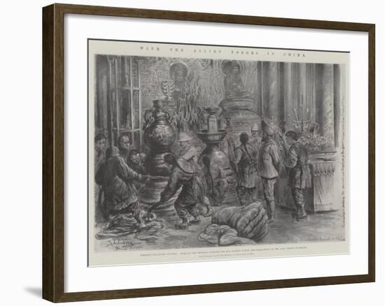 With the Allied Forces in China-Johann Nepomuk Schonberg-Framed Giclee Print