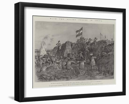 With the Allied Forces in China-Johann Nepomuk Schonberg-Framed Giclee Print