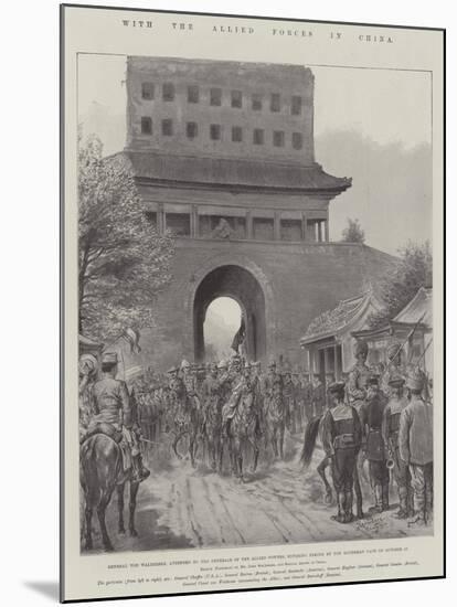 With the Allied Forces in China-Johann Nepomuk Schonberg-Mounted Giclee Print