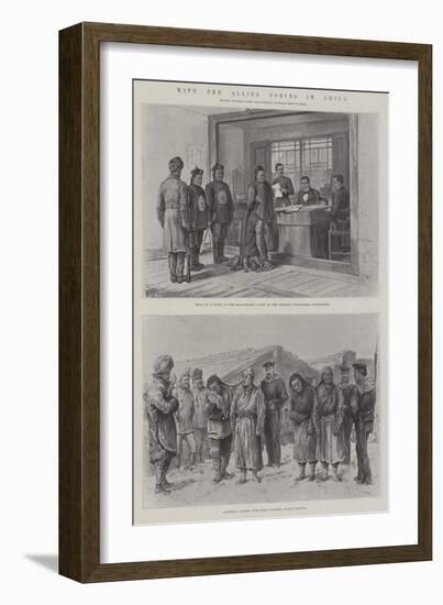 With the Allied Forces in China-Johann Nepomuk Schonberg-Framed Giclee Print