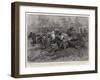 With the Allies in China, Robbers on Chinese Ponies Being Pursued by Bengal Lancers-John Charlton-Framed Giclee Print