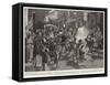 With the Allies in China, the Chinese New Year-Frederic De Haenen-Framed Stretched Canvas