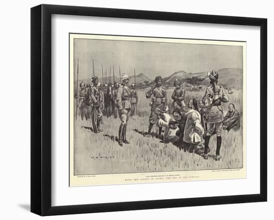 With the Allies in China, the Use of the Pigtail-Charles Edwin Fripp-Framed Giclee Print