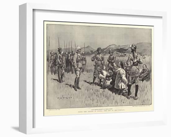 With the Allies in China, the Use of the Pigtail-Charles Edwin Fripp-Framed Giclee Print