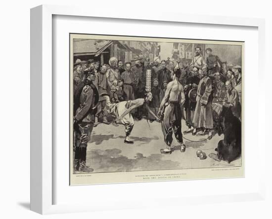 With the Allies in China-Frederic De Haenen-Framed Giclee Print