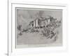 With the American Troops in the Philippines-Charles Edwin Fripp-Framed Giclee Print