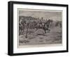 With the Australian Troops in South Africa, Riding for a Fall-Godfrey Douglas Giles-Framed Premium Giclee Print