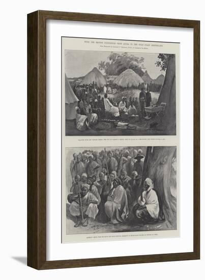 With the British Expedition from Accra to the Gold Coast Hinterland-Henry Charles Seppings Wright-Framed Giclee Print