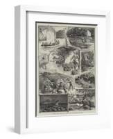 With the British Fleet in Japanese Waters-null-Framed Giclee Print