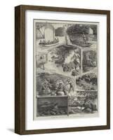 With the British Fleet in Japanese Waters-null-Framed Giclee Print