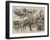 With the British Garrison at Suakim, Red Sea, the New Year Gymkhana Meeting-null-Framed Giclee Print