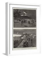 With the British Garrison at Suakim, Red Sea-Frederic Villiers-Framed Giclee Print