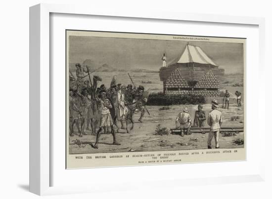 With the British Garrison at Suakim-null-Framed Giclee Print