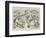 With the British Mission to Abyssinia, the Difficulties of Mule Transport-William Ralston-Framed Premium Giclee Print