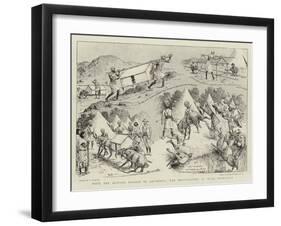 With the British Mission to Abyssinia, the Difficulties of Mule Transport-William Ralston-Framed Giclee Print