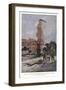 With the British on the Somme Front-Francois Flameng-Framed Giclee Print