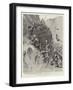 With the Buner Expedition, Taking Danger Lightly in the Tanga Pass-William T. Maud-Framed Giclee Print