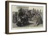 With the Camel Corps from Sarass to Dongola, a Halt of the Mounted Infantry in the Nubian Desert-Frederic Villiers-Framed Giclee Print