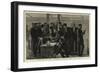 With the Channel Squadron, Christmas News from Home-null-Framed Giclee Print