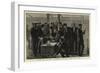 With the Channel Squadron, Christmas News from Home-null-Framed Giclee Print