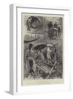 With the Distressed Hop-Pickers in Kent-Henry Charles Seppings Wright-Framed Giclee Print