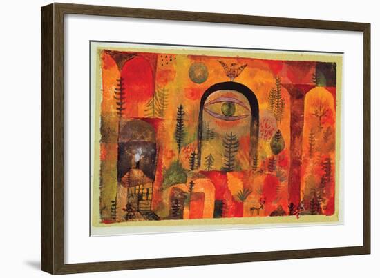 with the Eagle 1918-Paul Klee-Framed Art Print