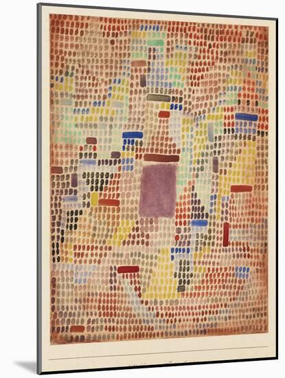 With the Entrance-Paul Klee-Mounted Giclee Print