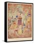 With the Entrance-Paul Klee-Framed Stretched Canvas