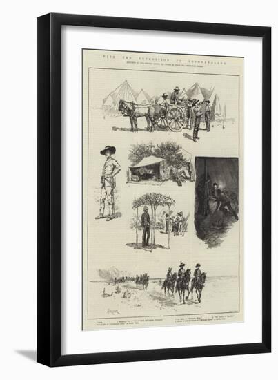 With the Expedition to Bechuanaland-Amedee Forestier-Framed Giclee Print